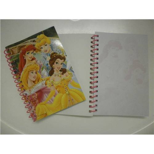 Lot de 12 Carnets Spirale 100 Pages Princesse Disney 15 Cm 11 Cm